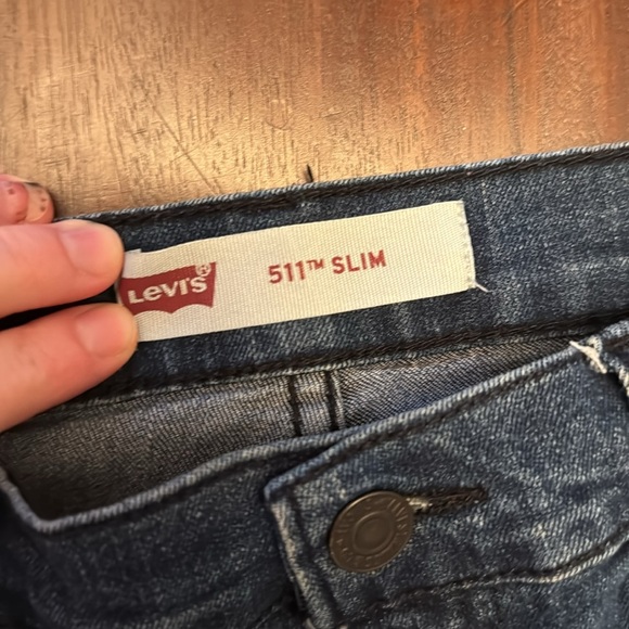 Levi 511 Slim boys stretch jeans size 16 regular - Picture 2 of 6